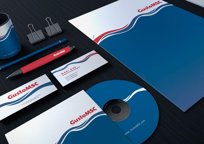 GustoMSC Houston Oil and Gas Stationery Design