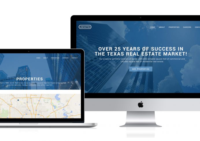 Zenith Real Estate Custom Website