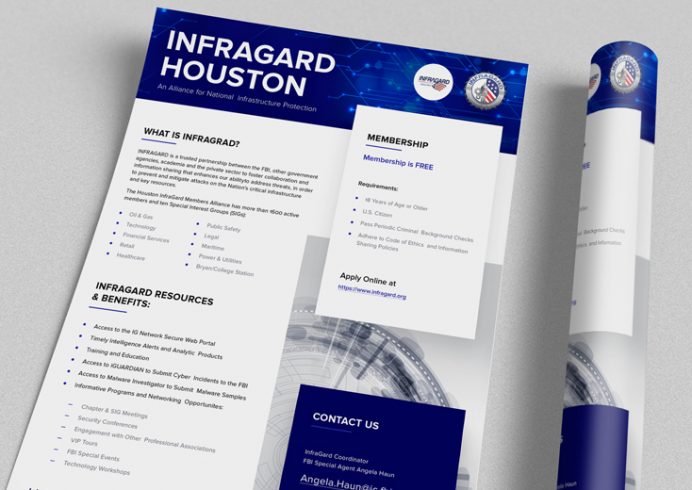 Newsletter Design for InfraGard Houston Chapter