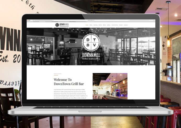 DVB&G Restaurant Logo and Website Design